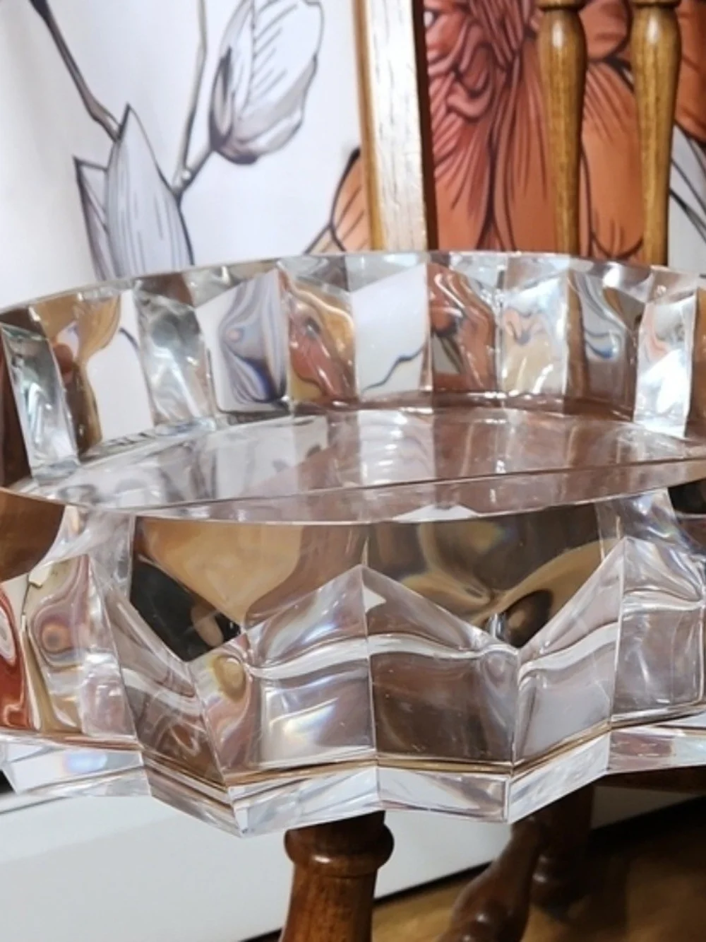 VTG Lucite Ice Bucket & Chip/Dip Tray 50s/60s